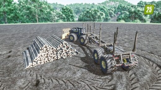 848 Forwarder Pack mit Pitts Trailer (Autoload-Option)