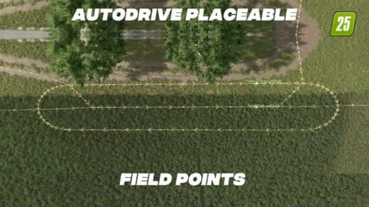 Mit AutoDrive platzierbarer Feldpunkt