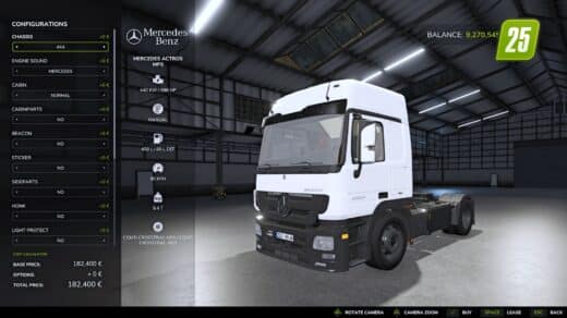 Mercedes Actros MP3