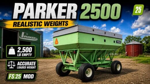 Parker 2500 Schwerkraftwagen (Gewichtskorrektur)