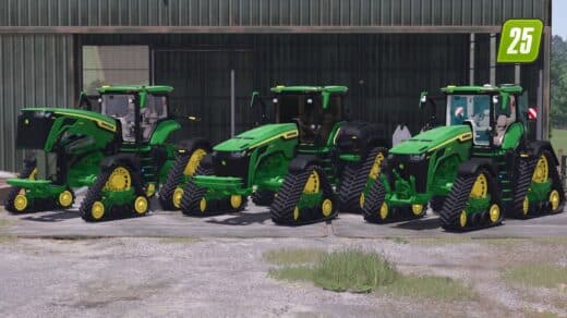 John Deere 8RX540 High Horsepower Und Seitentanks
