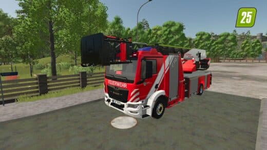 MAN Rosenbauer DLK 23/12 der Feuerwehr Mittelberg