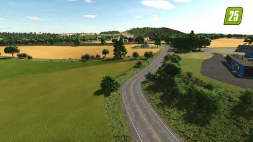 Die Ländlichen Ackerflächen Von Ohio