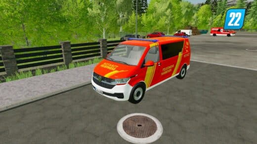 Volkswagen T6.1 Feuerwehr Hannover ELW 1 und NEF
