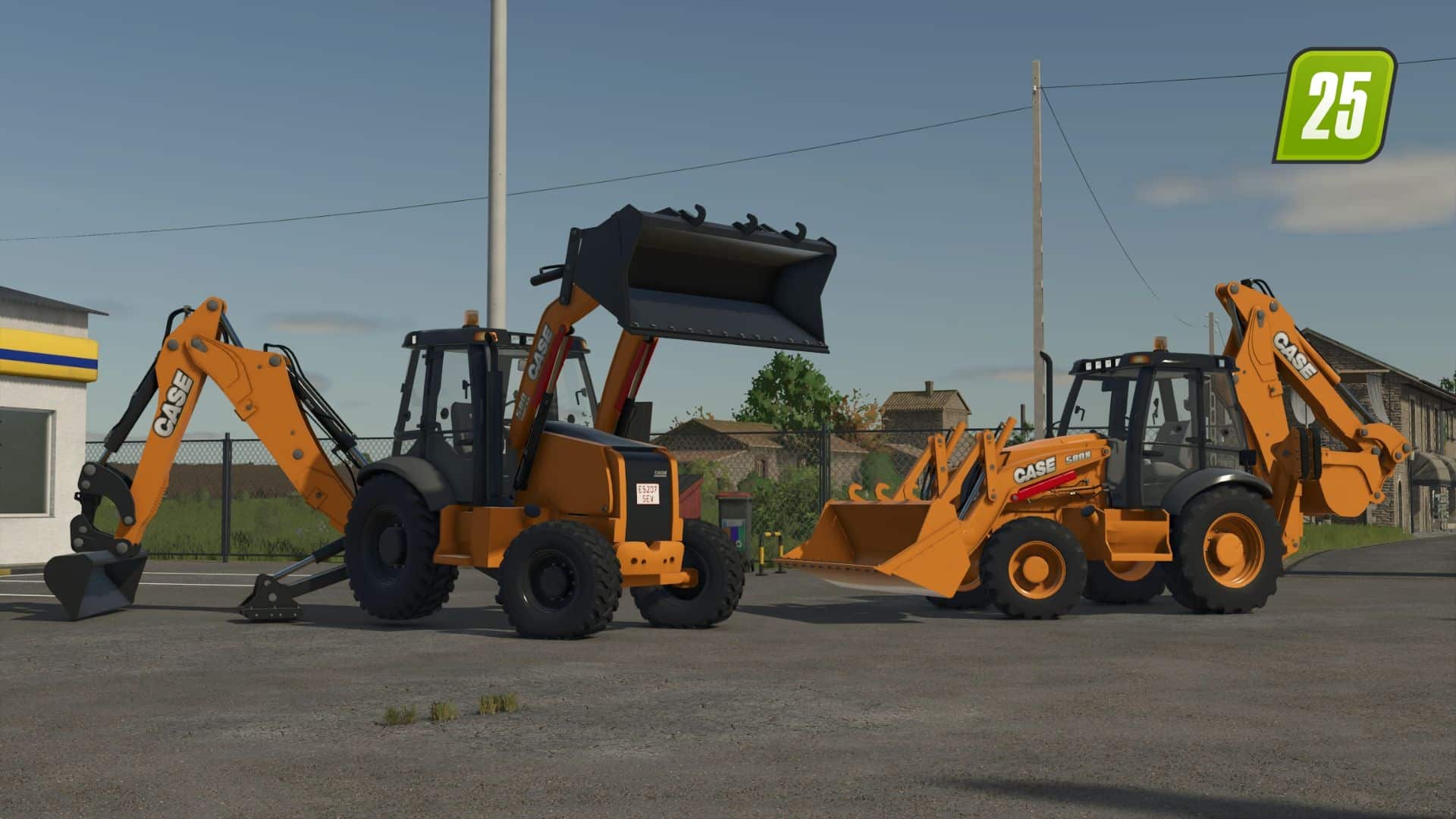 Case 580N und 580 Super N Baggerlader