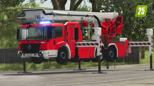 Mercedes Benz Econic WISS Teleskopmastbühne
