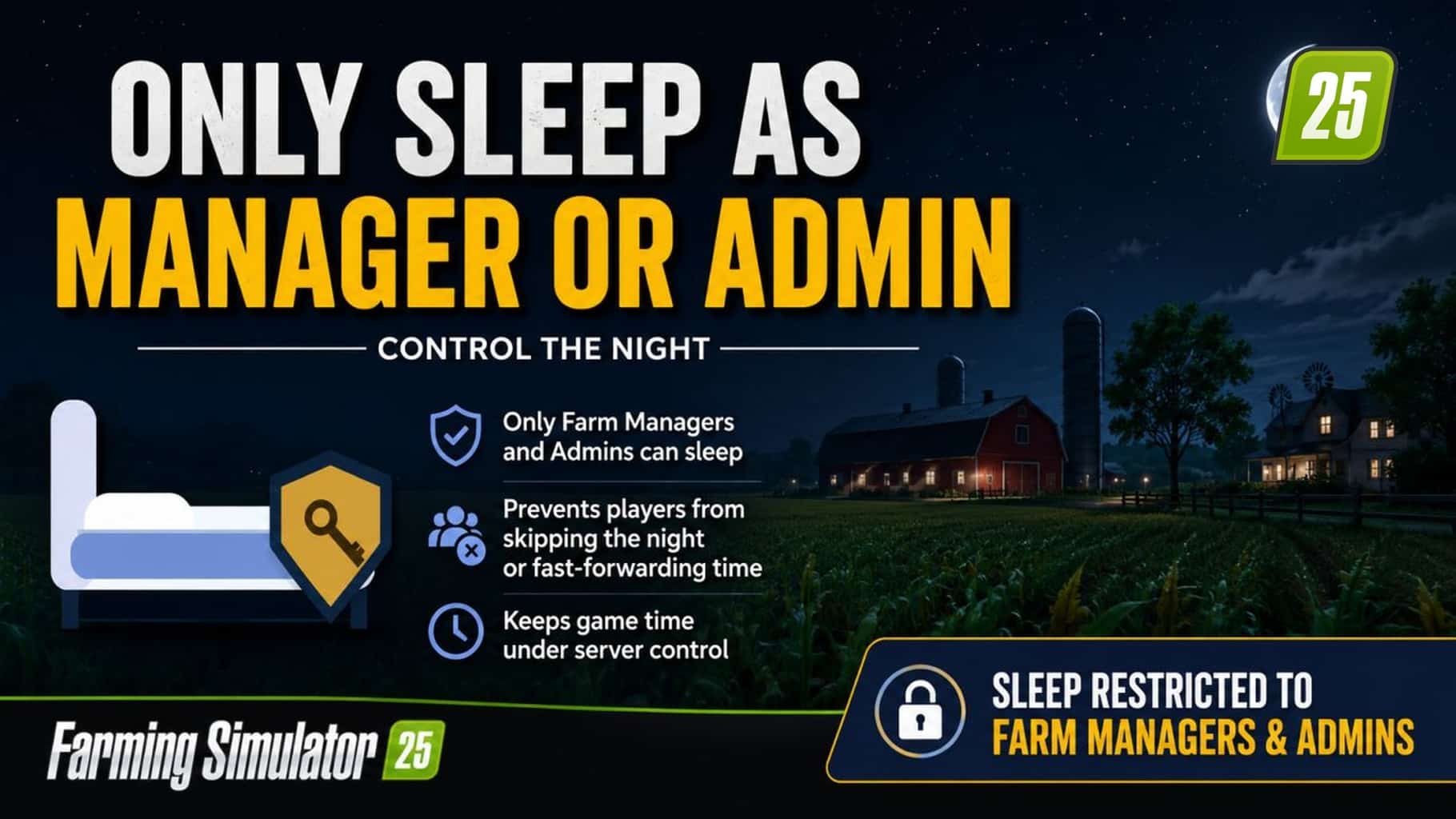 Only Sleep As Manager or Admin
