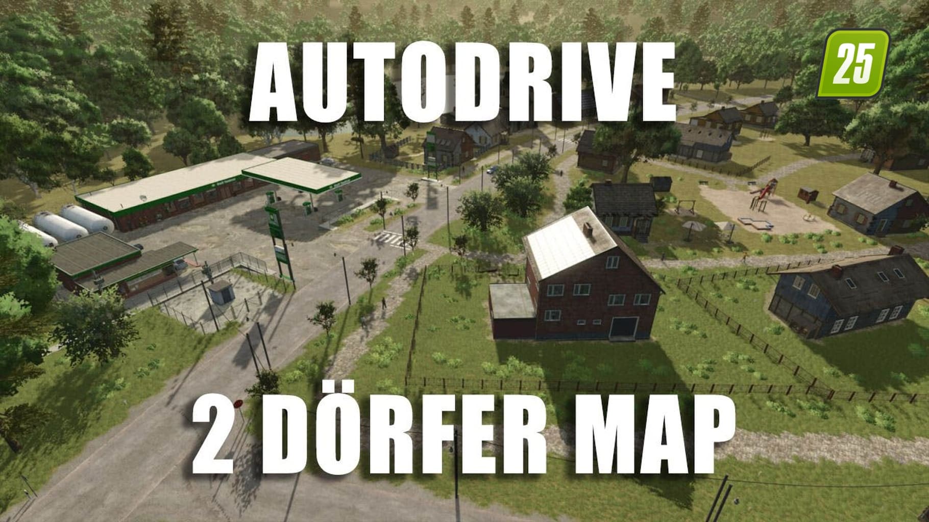 AutoDrive 2 Dörfer Map