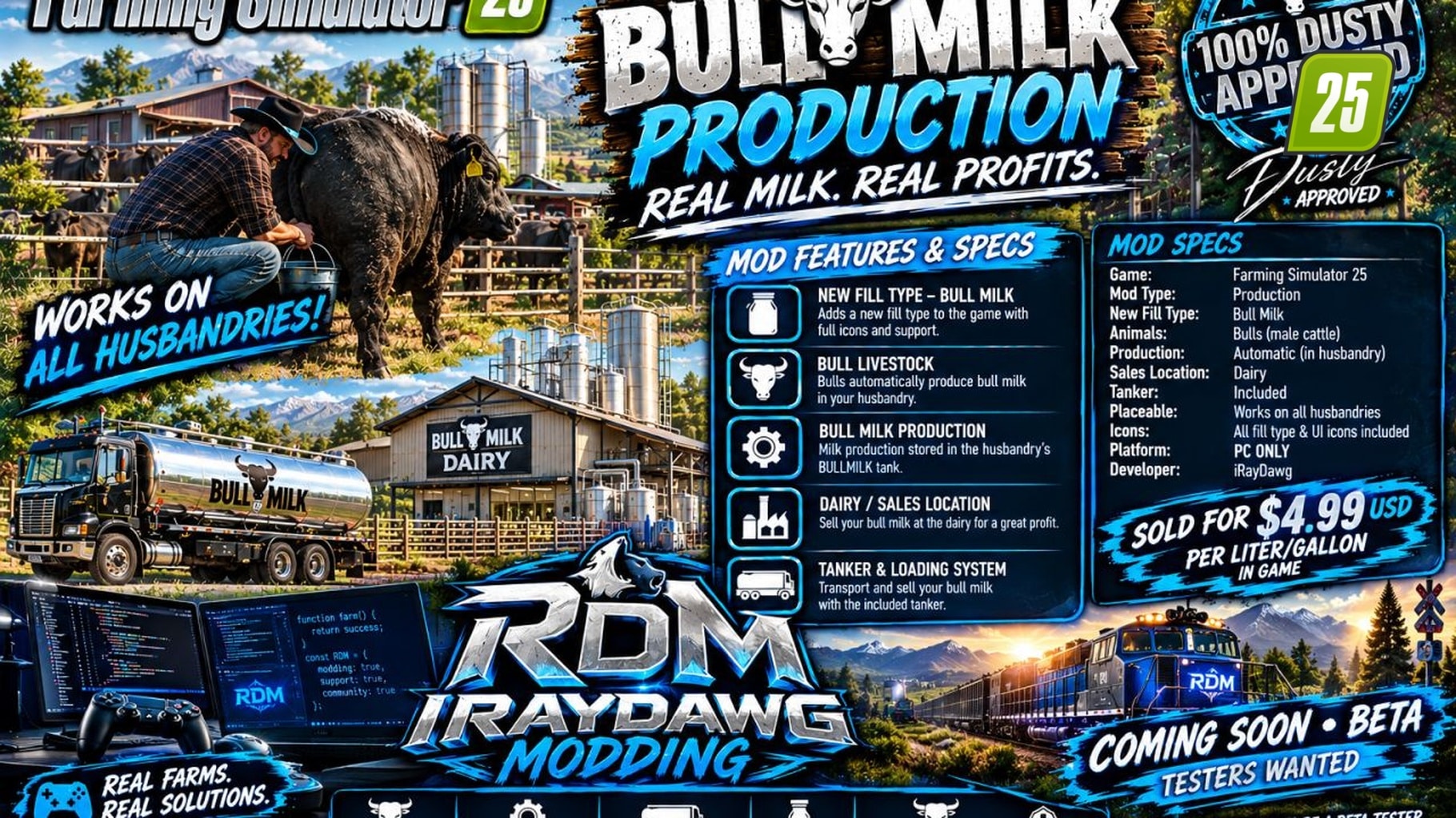 Bullenmilchproduktion