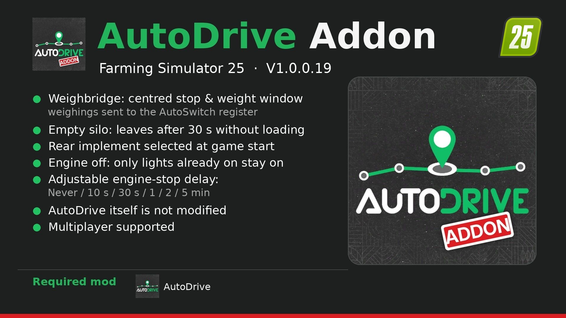 AutoDrive Addon