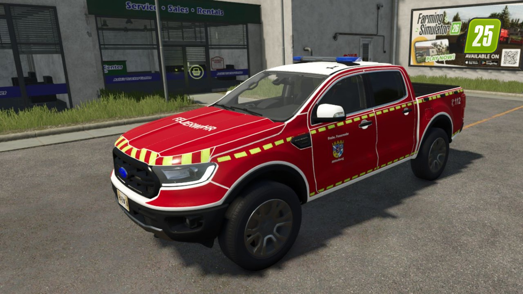 Freiw. Feuerwehr Mittelberg Design Ford Ranger